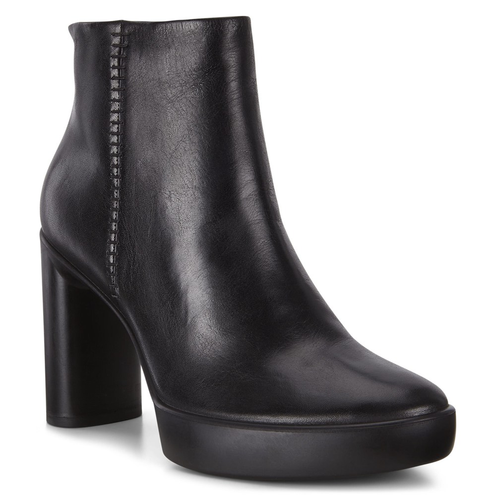 ECCO Womens Boots Black - Shape Sculpted Motion 75 - JSE-045786